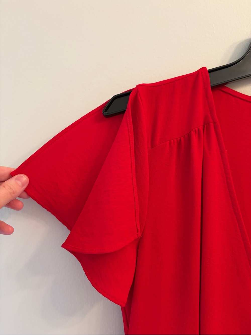 Altar’d State | Red Midi Wrap Dress - Evening Dress - Picture 6 of 10
